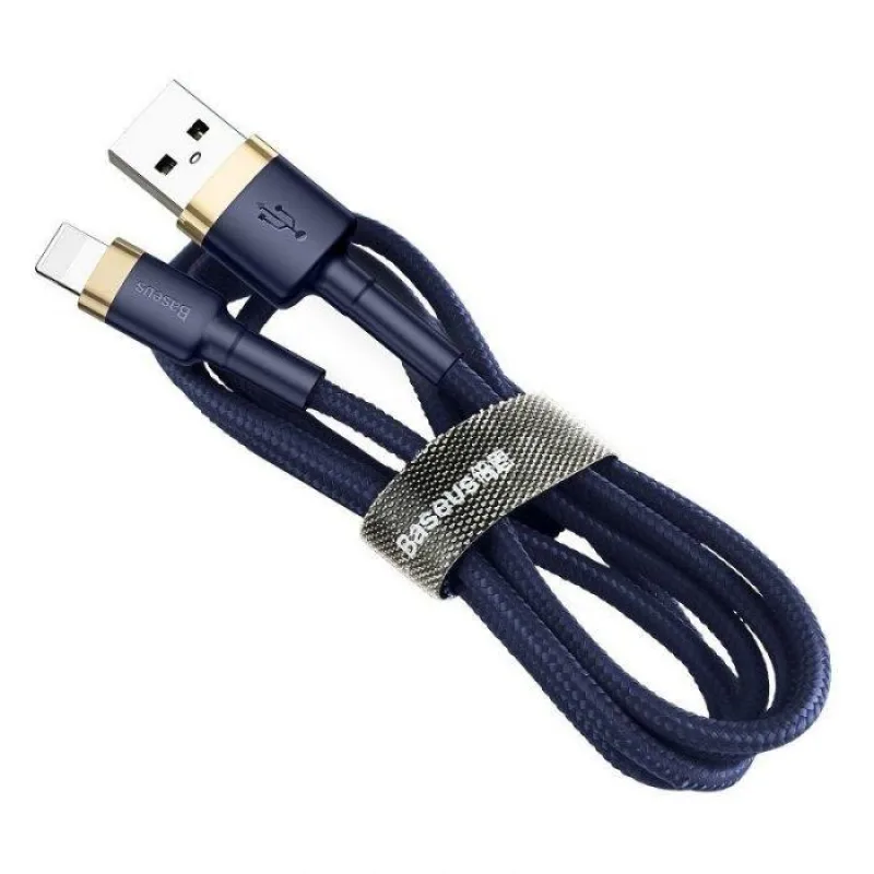 Baseus dátový kábel Cafule Lightning 1m 2, 4A zlato-modrý 6953156290754