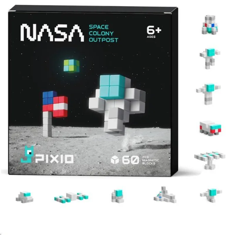 PIXIO NASA - Koloniální základna magnetická stavebnice 31102