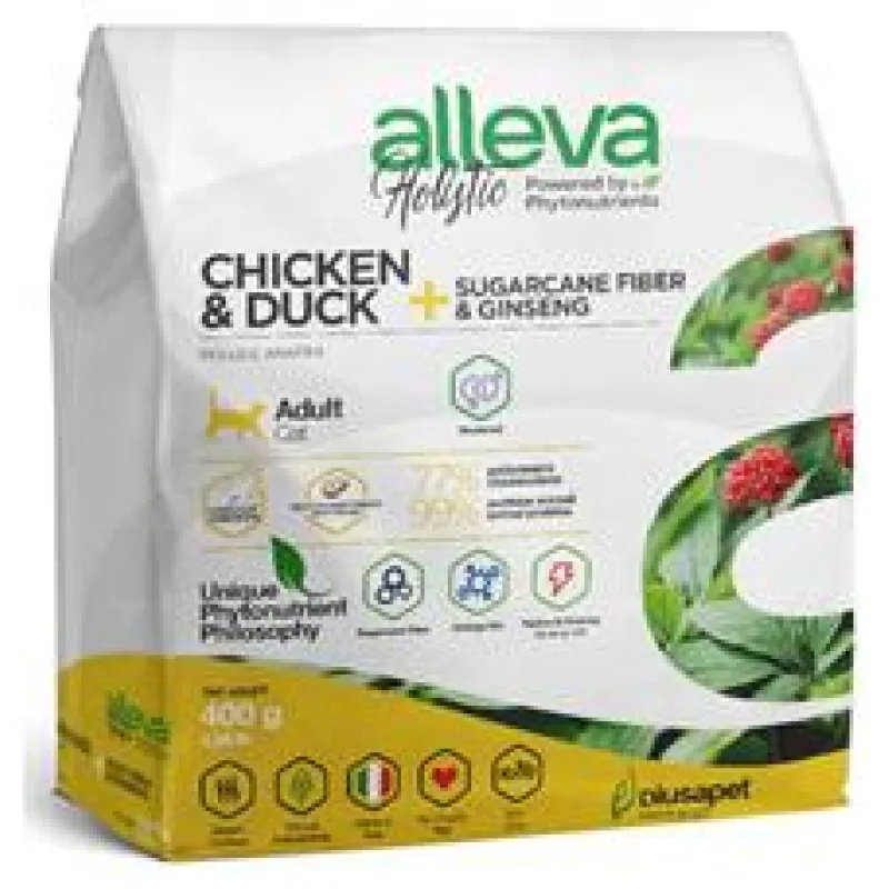 ALLEVA HOLISTIC Cat Dry Adult Hairball 400g