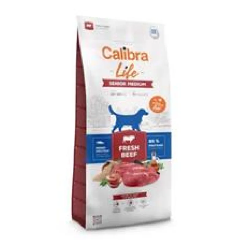 Calibra Dog Life Senior Medium Fresh Beef 12kg
