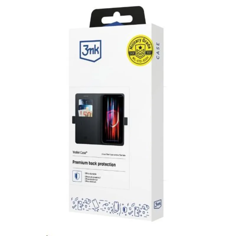 3mk ochranný kryt Wallet Case pro Redmi 15C 4G/ 5G (173mm) 5903108723541
