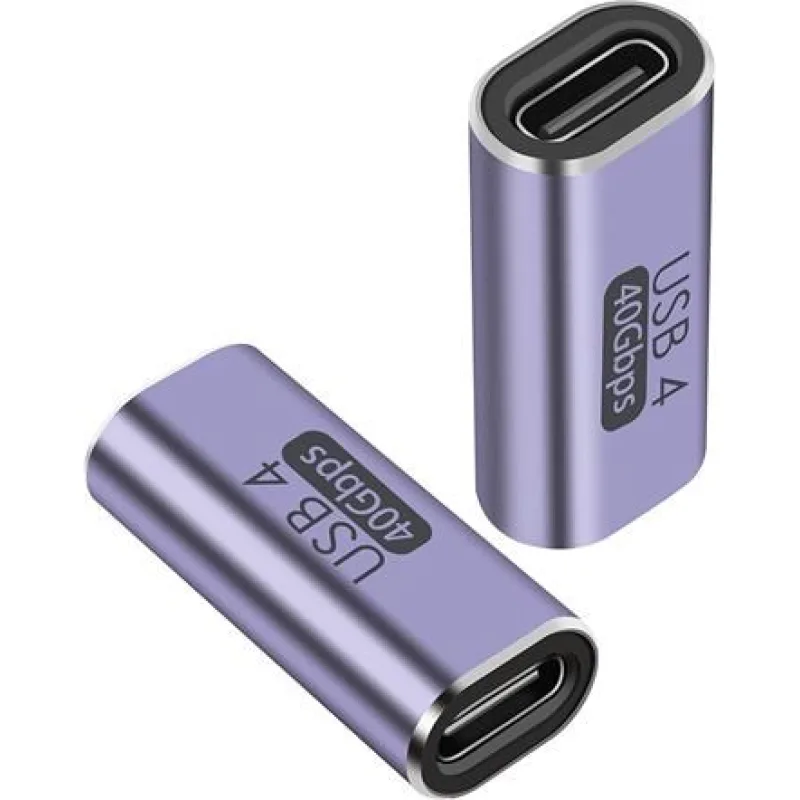 PremiumCord 40Gbps Aluminium USB-C Female - USB-C Female spojka kur31-37