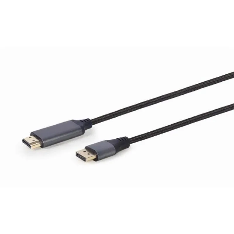 Gembird kábel DisplayPort (M) na HDMI (AM), 4K, Premium Series, 1.8 m,…