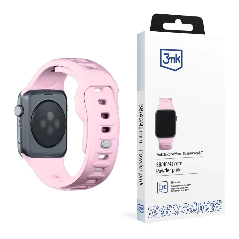3mk řemínek Watch Strap pro Apple 38/ 40/ 41 mm Powder Pink 5903108565677