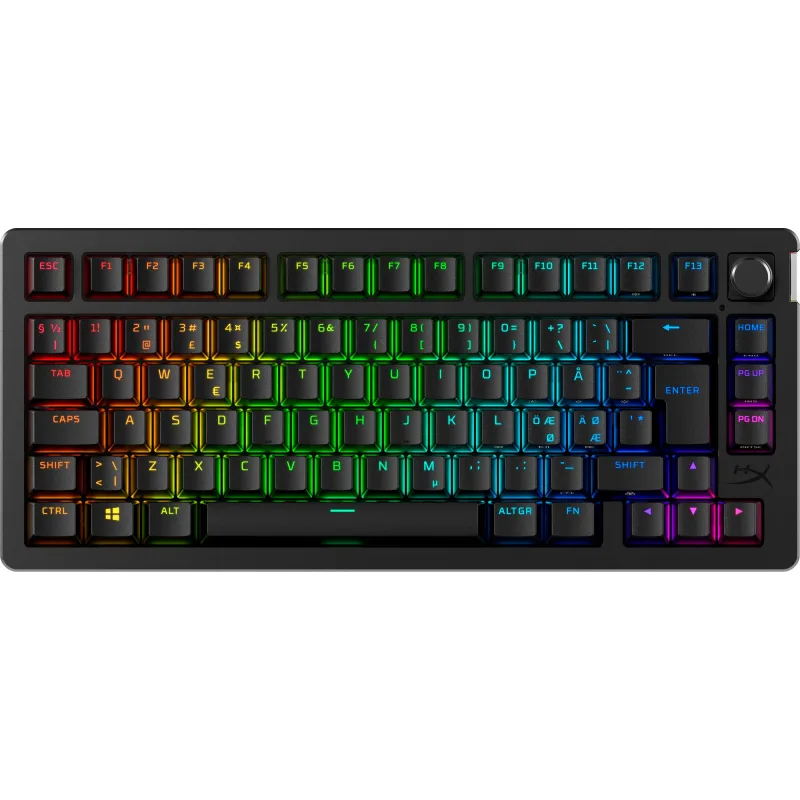 HyperX Alloy Rise Top Plate - horní deska, modrá 85U10AA