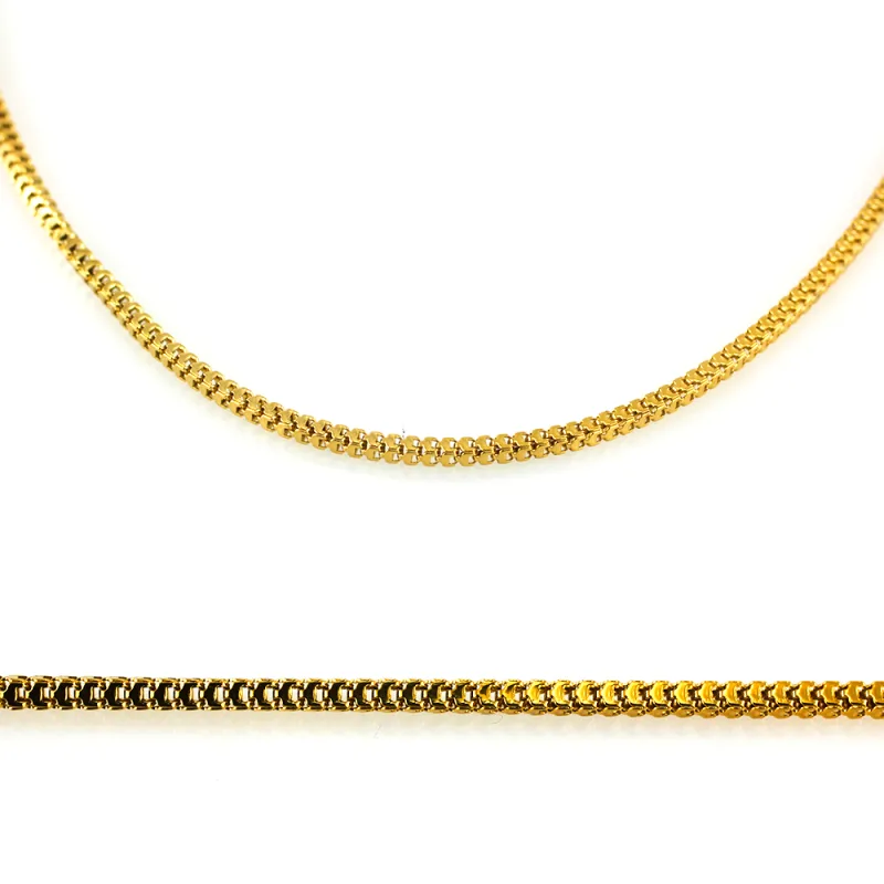 MPM Ocelový řetízek z chirurgické oceli Chain 7314 - Gold (50cm)