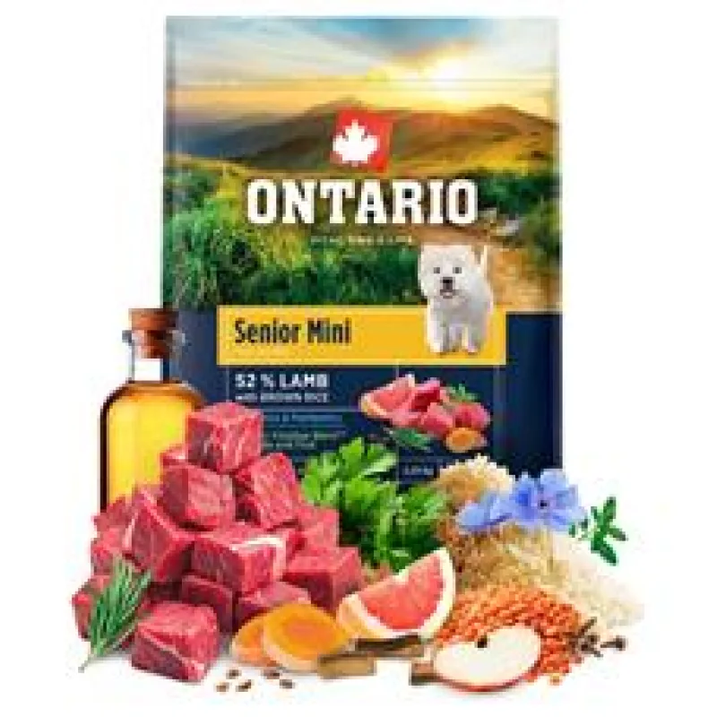 Ontario Senior Mini Lamb & Brown Rice 2,25kg