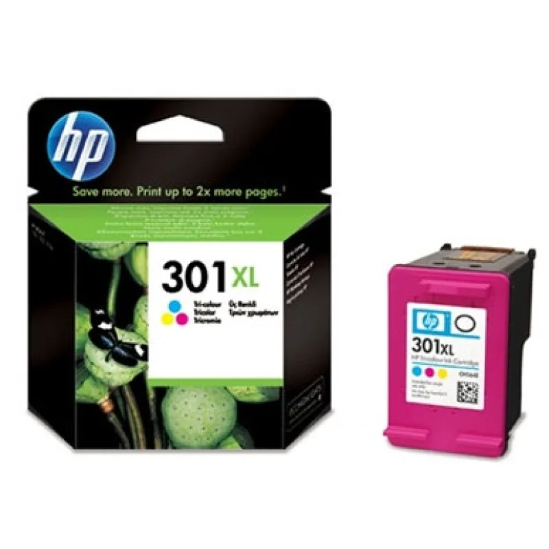 HP 301XL trojfarebná atramentová kazeta, CH564EE CH564EE