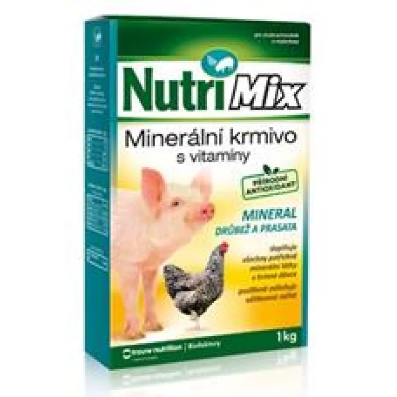 Nutri Mix pro prasata a drůbež Mineral 1 kg