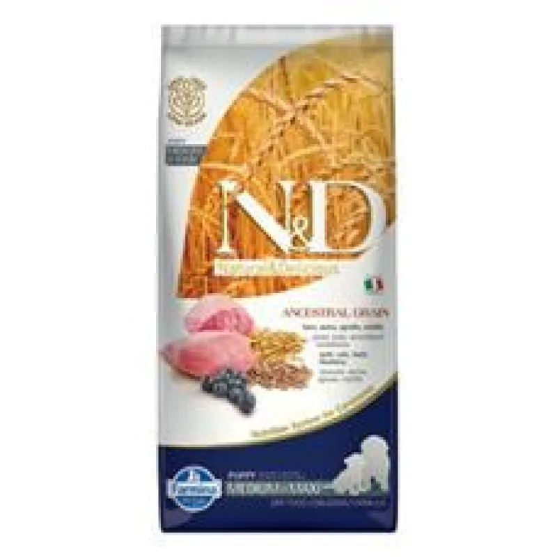 N&D LG DOG Puppy M/L Lamb & Blueberry 2 x 12 kg