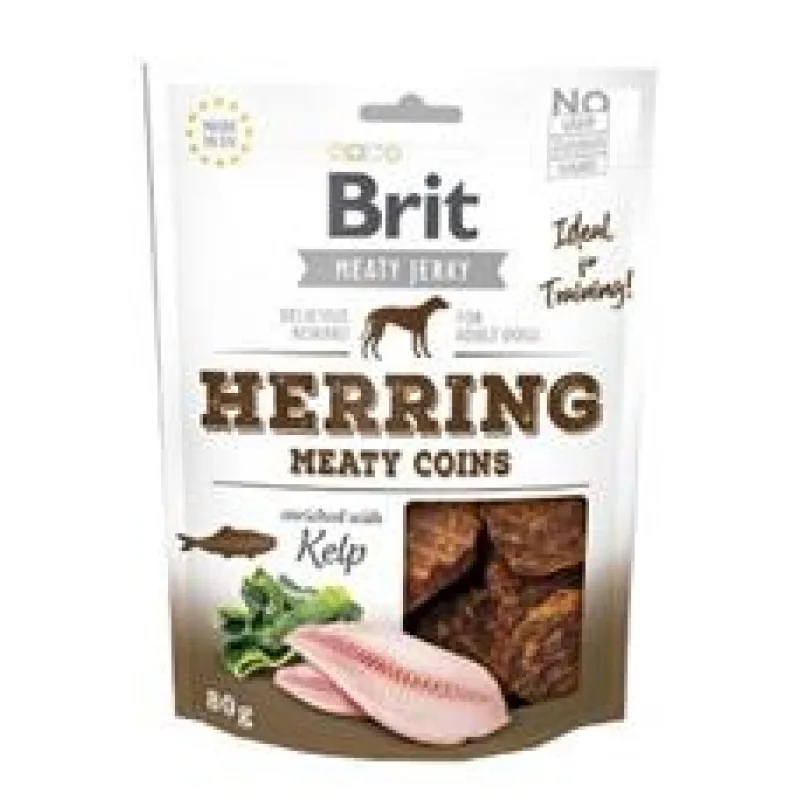 Brit Jerky Herring Meaty Coins 80 g