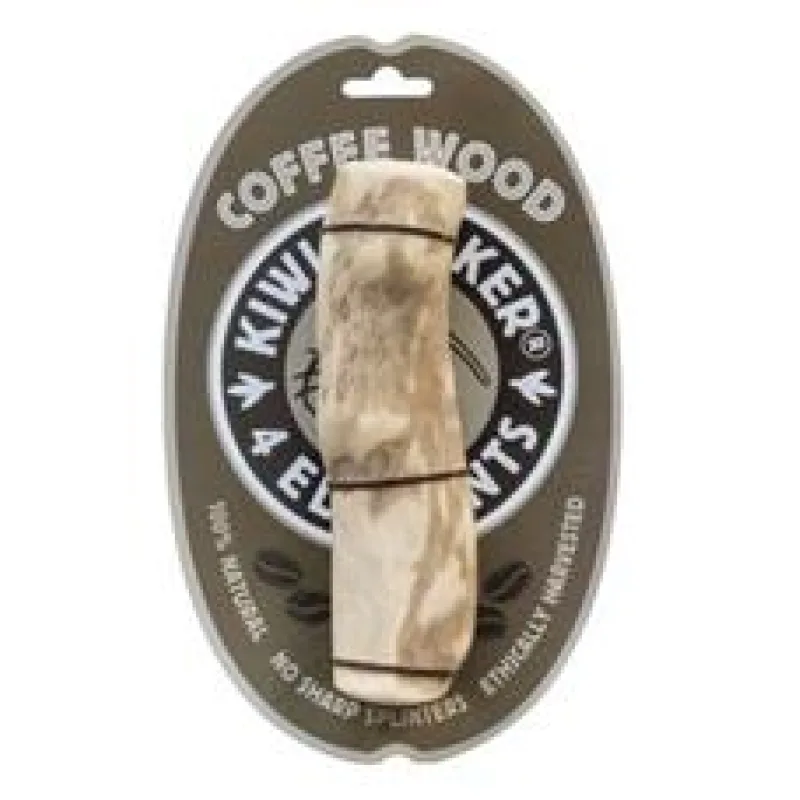 Hračka pes 4Elements Coffee Wood kávové dřevo Kiwi M 16-18cm