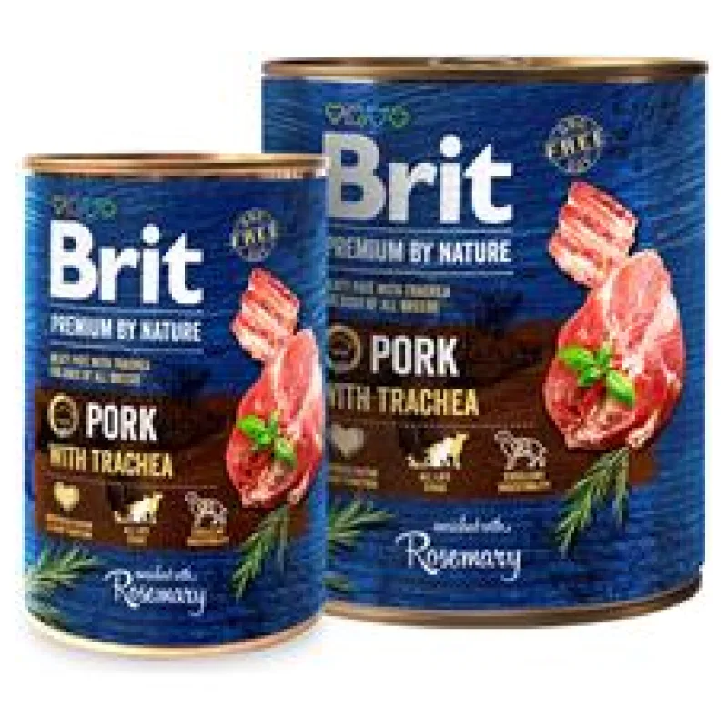 Brit Premium Dog by Nature konz Pork & Trachea 400 g