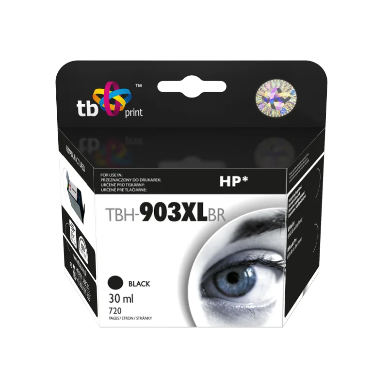 Ink. kazeta TB kompat. s HP OJ 6950, Black, ref TBH-903XLBR