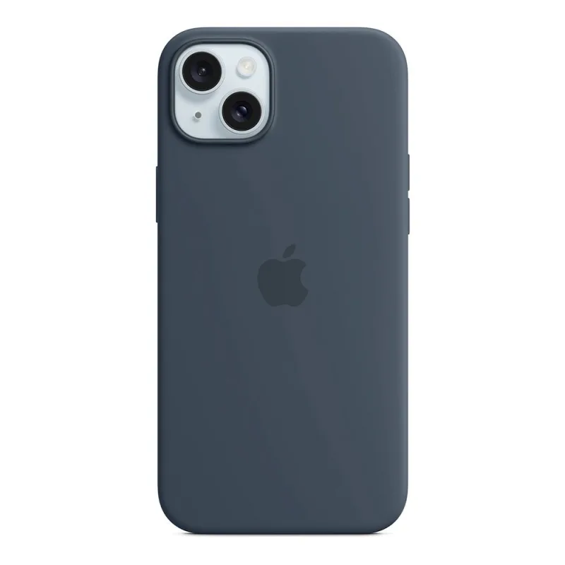 iPhone 15 Plus Silicone Case with MagSafe - Storm Blue *Rozbalený*…