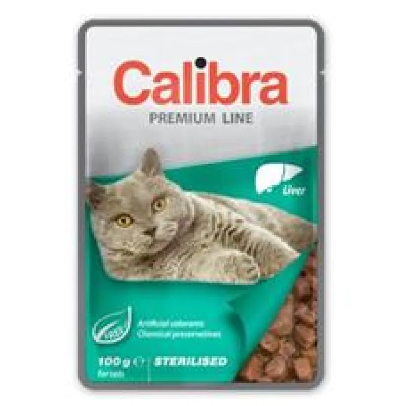Calibra Cat kapsa Premium Sterilised Liver 100g