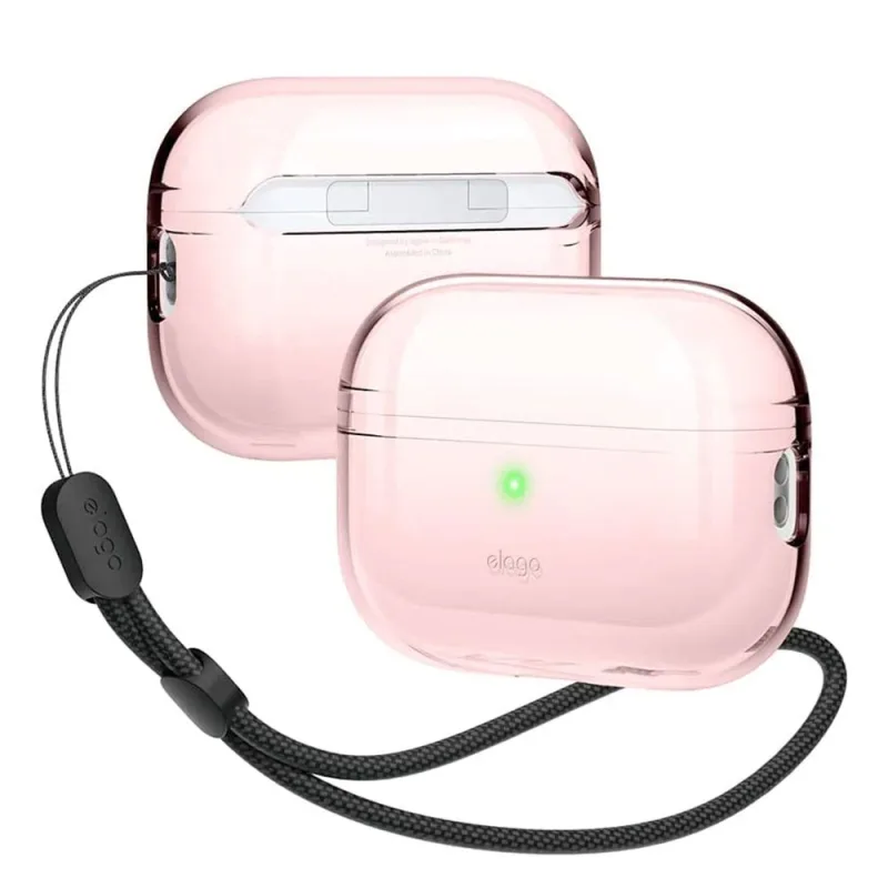 Elago Airpods Pro 2 TPU Case with Nylon Lanyard - Lovely Pink EAPP2CL-BA…