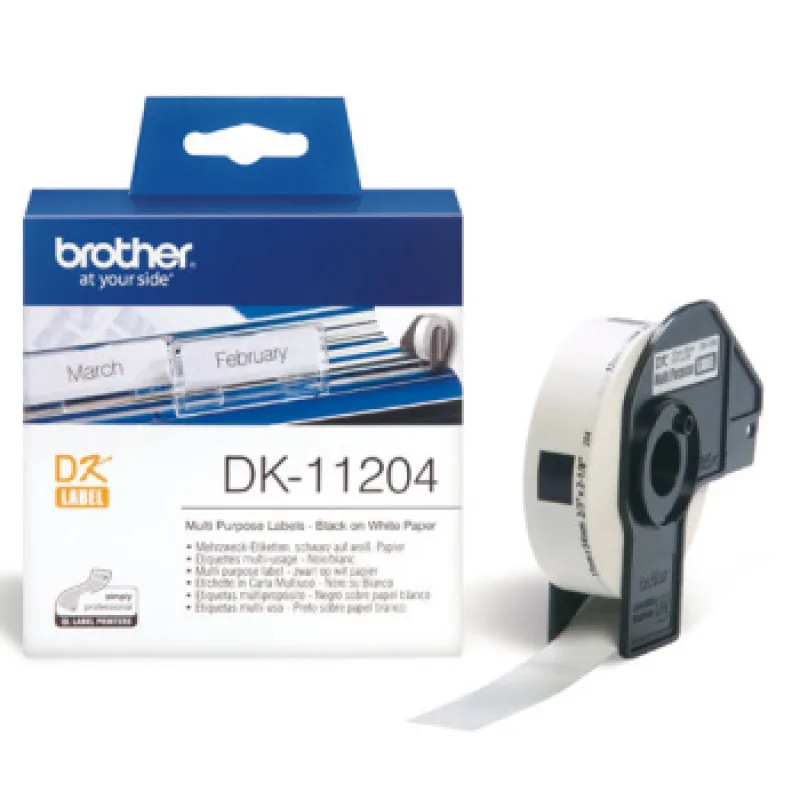 DK-11204 (papierové / univerzálny štítok - 400 ks) DK11204