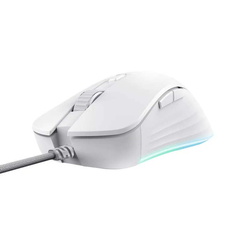 TRUST herní myš GXT 924W YBAR+ Gaming Mouse, optická, USB, bílá 24891