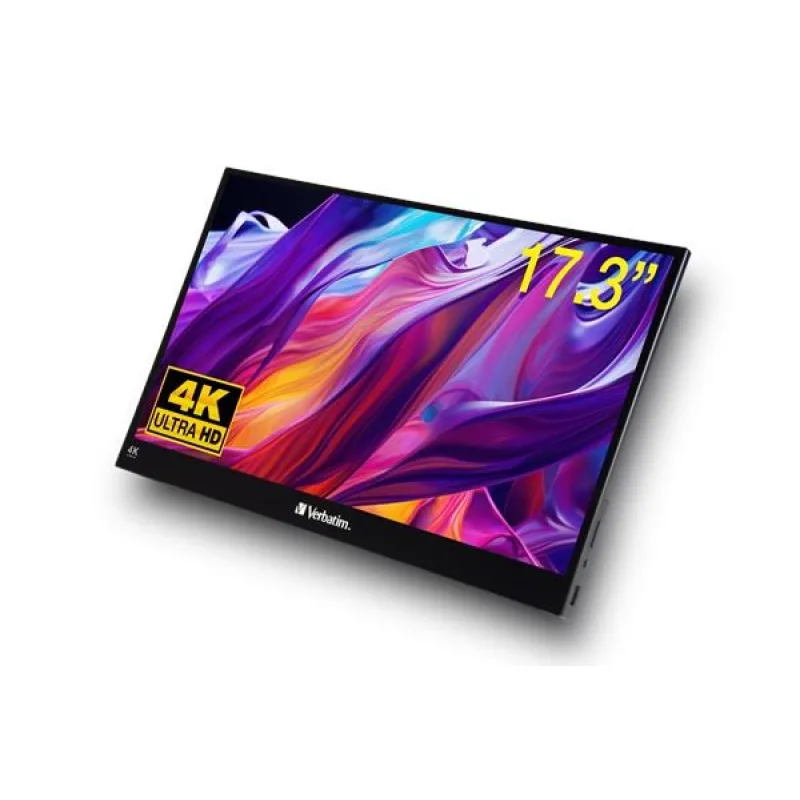 Verbatim PM-17-4K Přenosný dotykový monitor 17, 3", 4K Ultra HD, Metal…