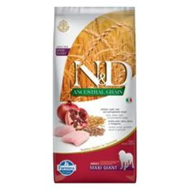 N&D LG DOG Adult Giant Chicken & Pomegranate 12 kg