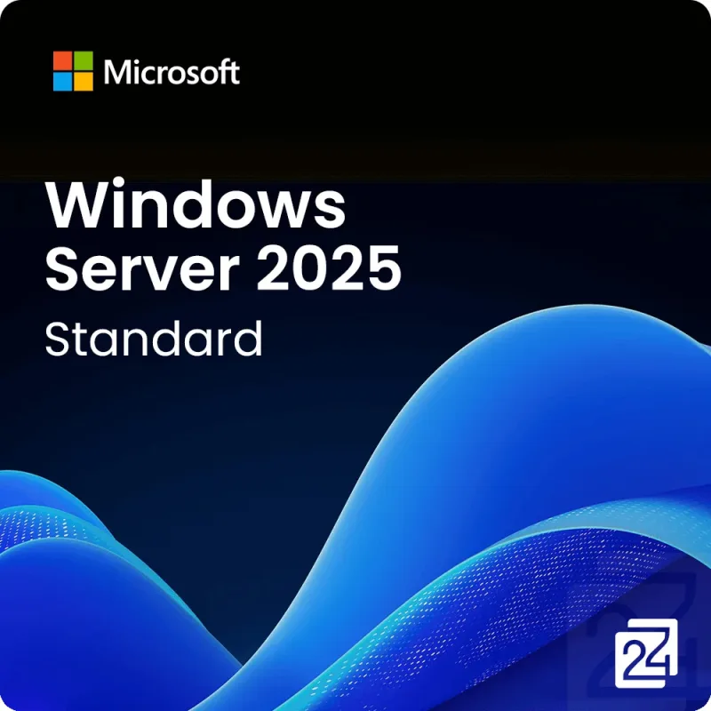Win Zvr Std 2025 64Bit ENG 1pk OEM DVD 16 Core EP2-25187
