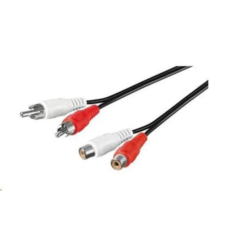 PREMIUMCORD Predlžovací audio kábel 2x Cinch - 2x Cinch (RCA, M/ F) 15m…