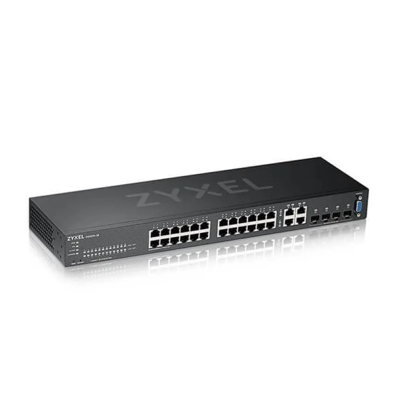 Zyxel GS2220-28, 24-port GbE L2 Switch with GbE Uplink…