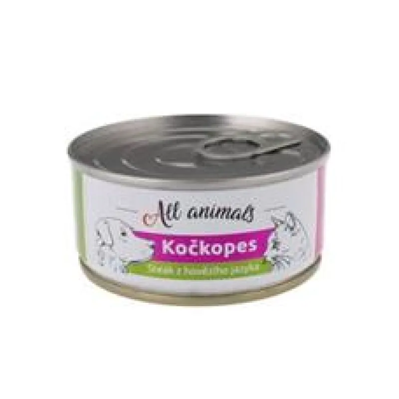 All Animals kočkopes steak z hovězího jazyka 100 g