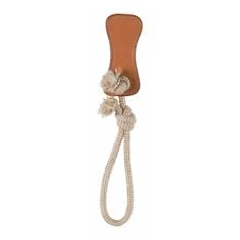 Kožená kost s poutkem 14 cm/38 cm - poslední 1 KS SKLADEM