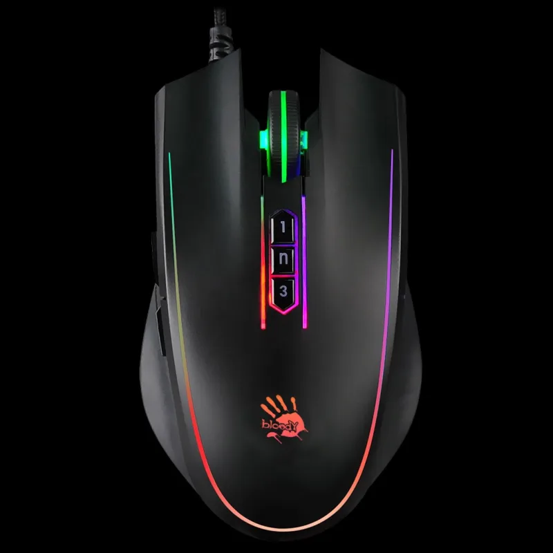A4tech Bloody Podsvícená herní myš P81S Activated, 8000 DPI, USB, Core…