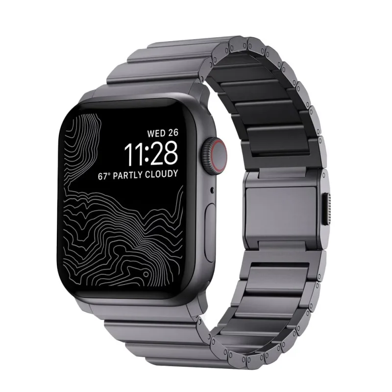 Nomad remienok pre Apple Watch 44/45/49 mm - Aluminium Band/Space Gray…