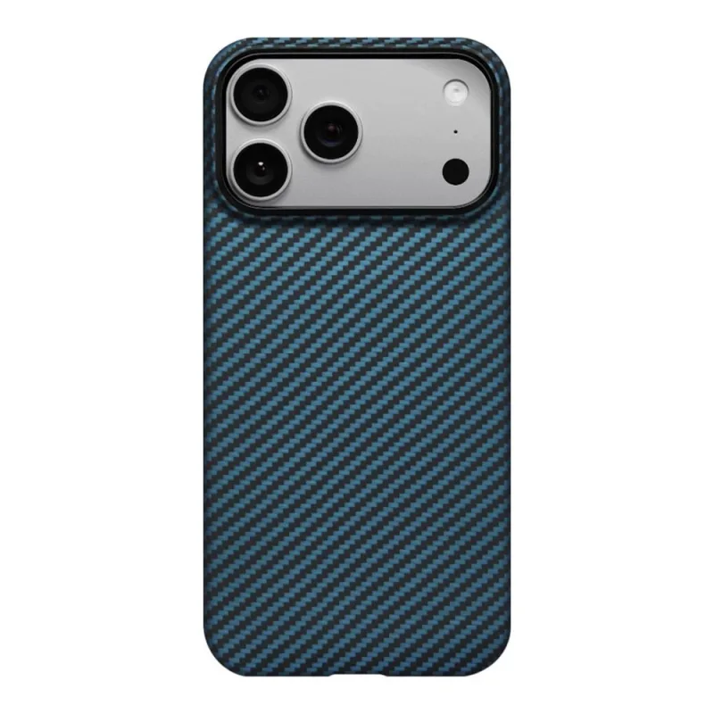 Pitaka kryt Ultra-Slim Case pre iPhone 17 Pro Max - Black/Blue Twill…
