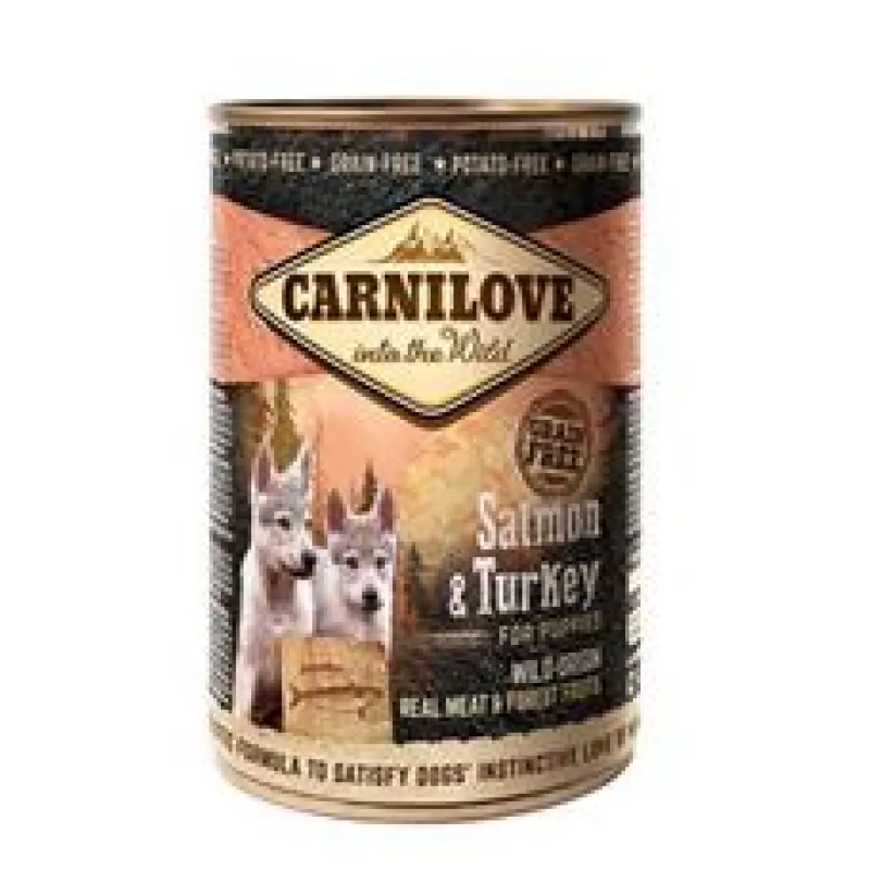 Carnilove Wild Meat Salmon & Turkey for Puppies 400 g