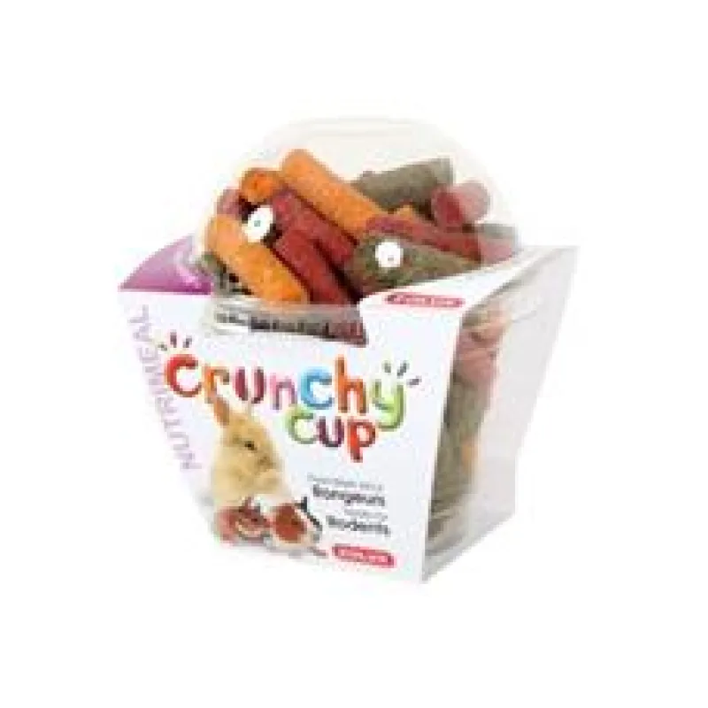 Pochoutka CRUNCHYCUP vojtěš/mrk/řepa pro hlod 180g