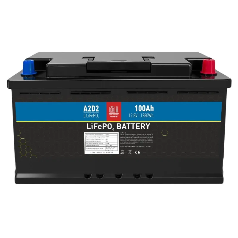 A2D2 batéria LiFePO4 12, 8V 100Ah F15 SELF-HEAT Car Battery Case…