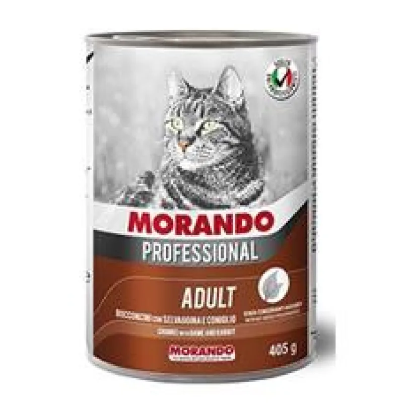 Morando Professional konz.pro kočky zvěřina,králík 405g
