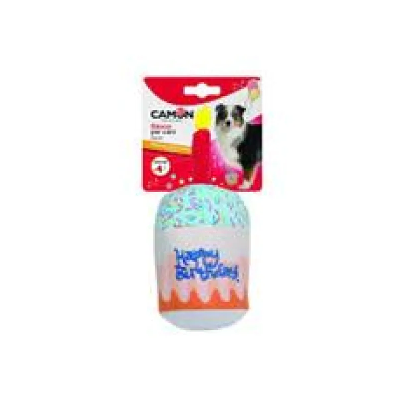HRAČKA PÍSKAJÍCÍ CUPCAKE 23 cm 1 ks