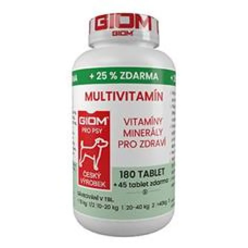 Giom S pes Multivitamín 60 tbl. + 25% zdarma