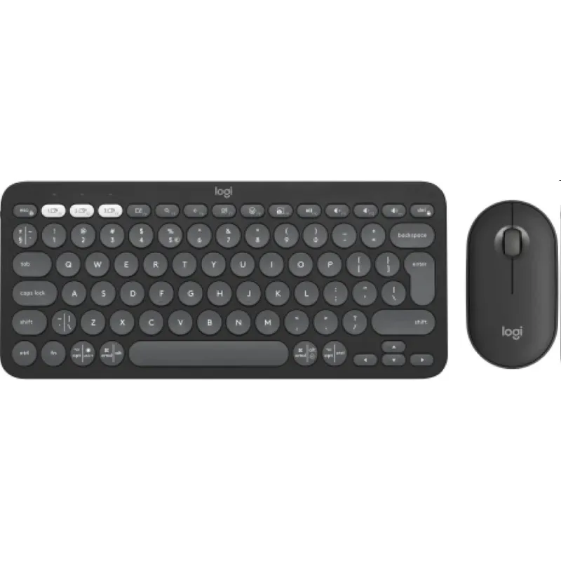 Logitech Pebble 2 combo - tenká bezdrôtová klávesnica a myš, kombo, US…