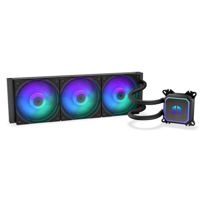 ENDORFY Vodní chladič Navis F360 ARGB, 3x120mm, LGA1851, AM5, černá…