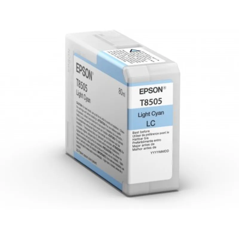 Epson Singlepack Photo Light Cyan T850500 UltraChrome HD ink 80ml…