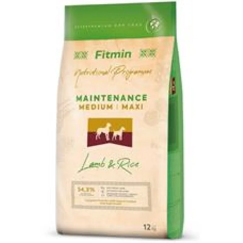Fitmin dog medium maxi lamb&rice 2 x 12 kg