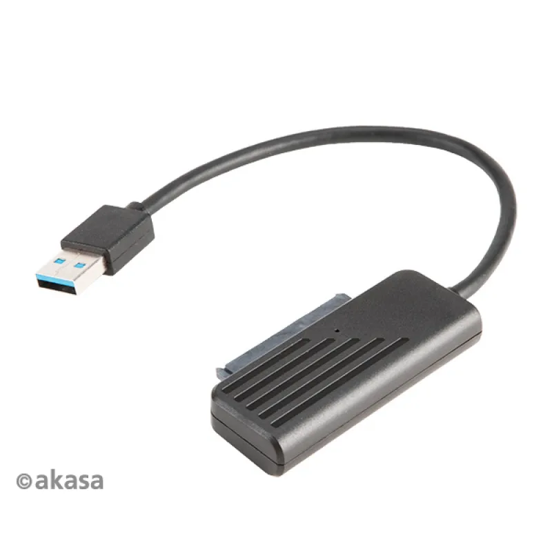 AKASA USB 3.1 adaptér pre 2, 5" HDD a SSD - 20 cm AK-AU3-07BK
