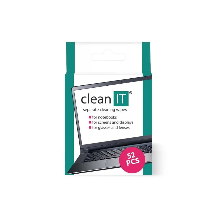CLEAN IT vlhčené čistiace obrúsky 52 ks CL-150