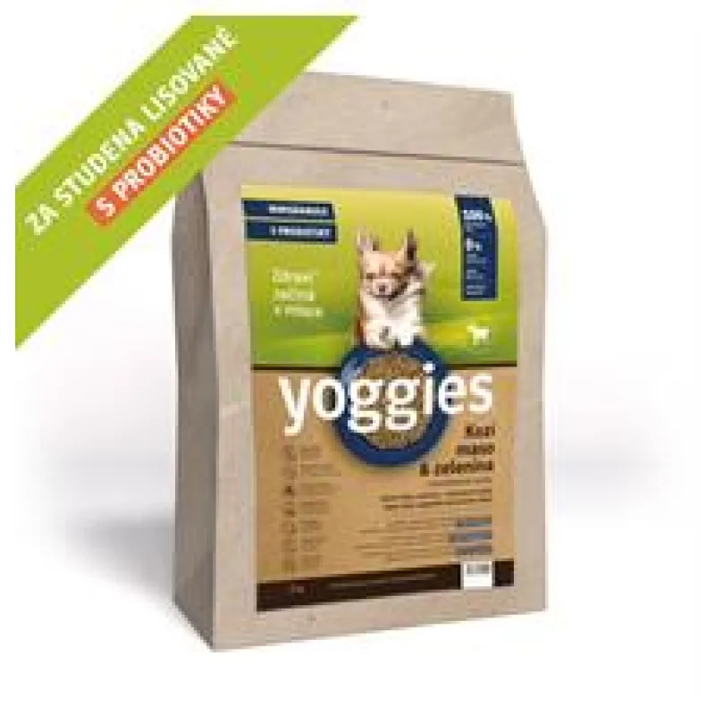 Yoggies hypoalergenní minigranule lisované za studena s probiotiky Kozí maso 15 kg