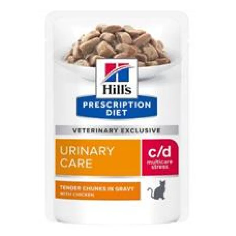 Hill’s Fel.PD C/D kapsa Urinary Stress Chick. 12x85gNEW