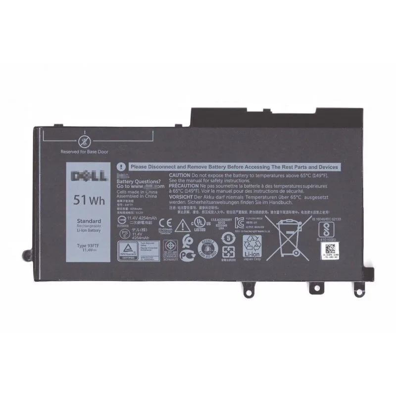 Dell Batéria 3-cell 51W/ HR LI-ON pre Latitude 5280, 5290, 5480, 5490,…