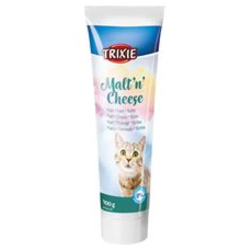 Malt’n’Cheese anti-hairball, se sladem,sýrem a biotinem 100g