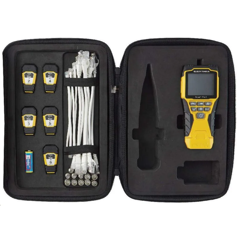 KLEIN TOOLS - VDV Scout® Pro 3 Tester Kit Locator Map™ (PoE) VDV501-853